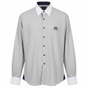 Absolute Rebellion Light Blue Pinstripe Mens SZ XXL Long Sleeve Button Up Shirt